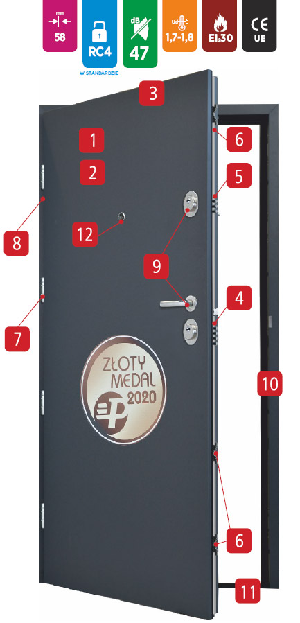 drzwi-delta-magnum-58k-ppoz-schemat drzwi-delta-magnum-58k-ppoz-schemat