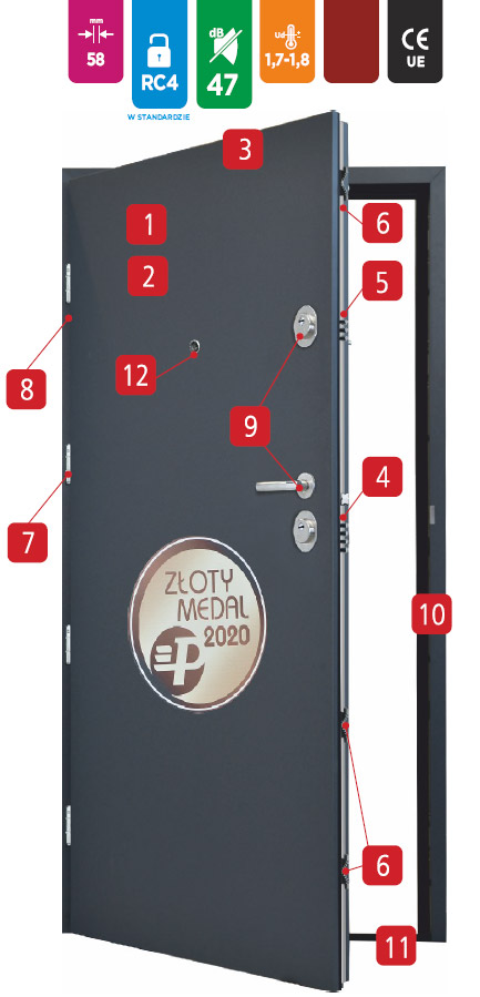 drzwi-delta-magnum-58k-schemat drzwi-delta-magnum-58k-schemat