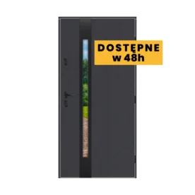 Drzwi-Gerda-Select-Hanover-8B-90-prawe-antracyt-mira-star-ramka-okucia-czarne
